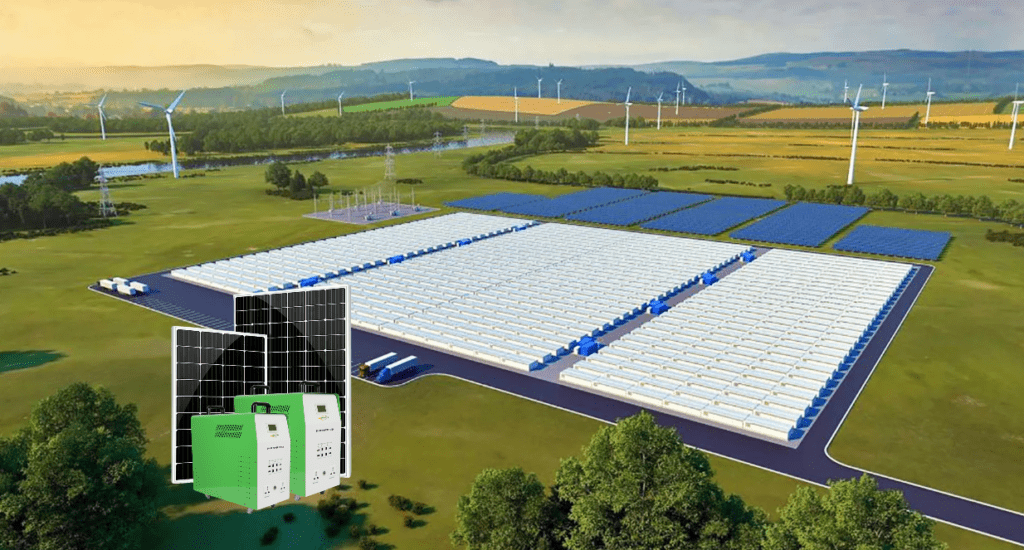 Solar power storage batteries 6